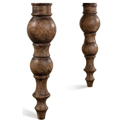 Oak Dining Table-Dining Tables-Sarreid-LOOMLAN