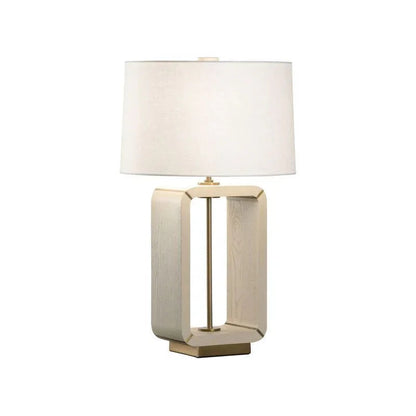 Oak Island Coastal Design Wooden Table Lamp - LOOMLAN - Wildwood - Table Lamps