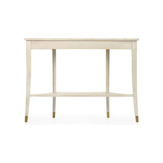Oaklee Demilune Shaped Wood Console Table - LOOMLAN - Wildwood - Console Tables