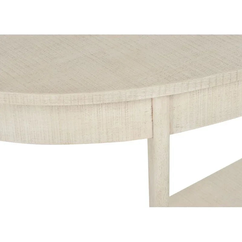 Oaklee Demilune Shaped Wood Console Table - LOOMLAN - Wildwood - Console Tables