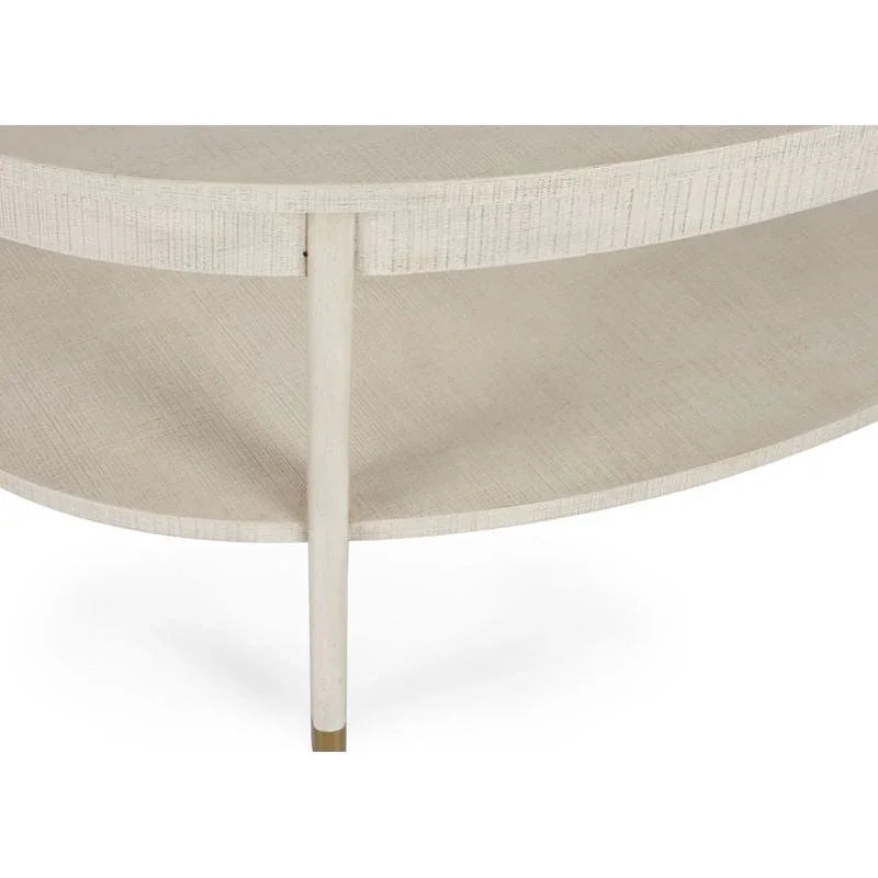 Oaklee Wooden Oval Cocktail Table - LOOMLAN - Wildwood - Coffee Tables
