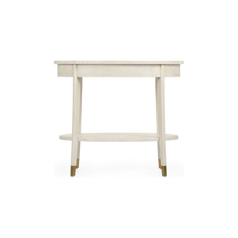 Oaklee Wooden Oval Side Table - LOOMLAN - Wildwood - Side Tables