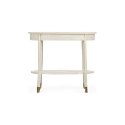 Oaklee Wooden Oval Side Table - LOOMLAN - Wildwood - Side Tables