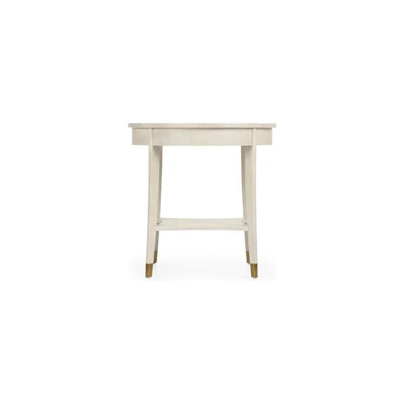 Oaklee Wooden Round End Table - LOOMLAN - Wildwood - Side Tables