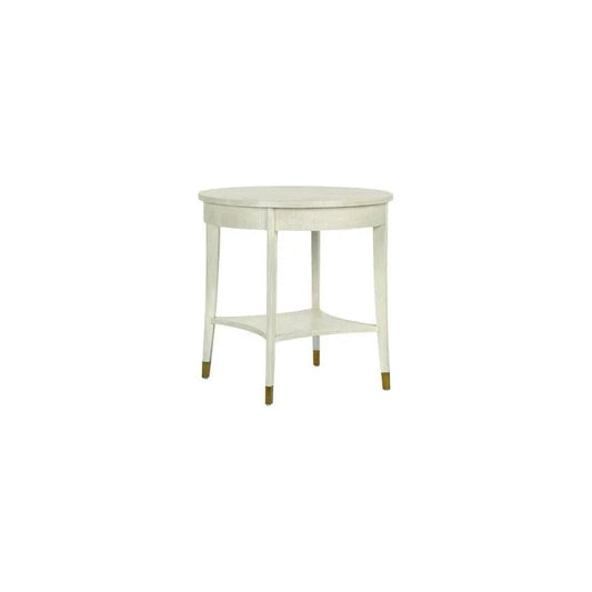 Oaklee Wooden Round End Table - LOOMLAN - Wildwood - Side Tables