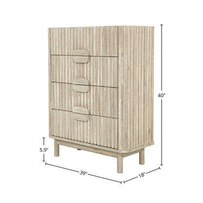 Oasis Four Drawers Wood Chest