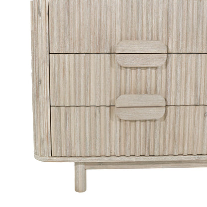 Oasis Six Drawers Wood Dresser-Dressers-LH Imports-LOOMLAN
