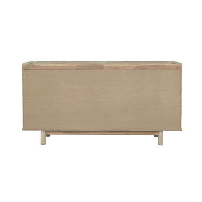 Oasis Six Drawers Wood Dresser-Dressers-LH Imports-LOOMLAN