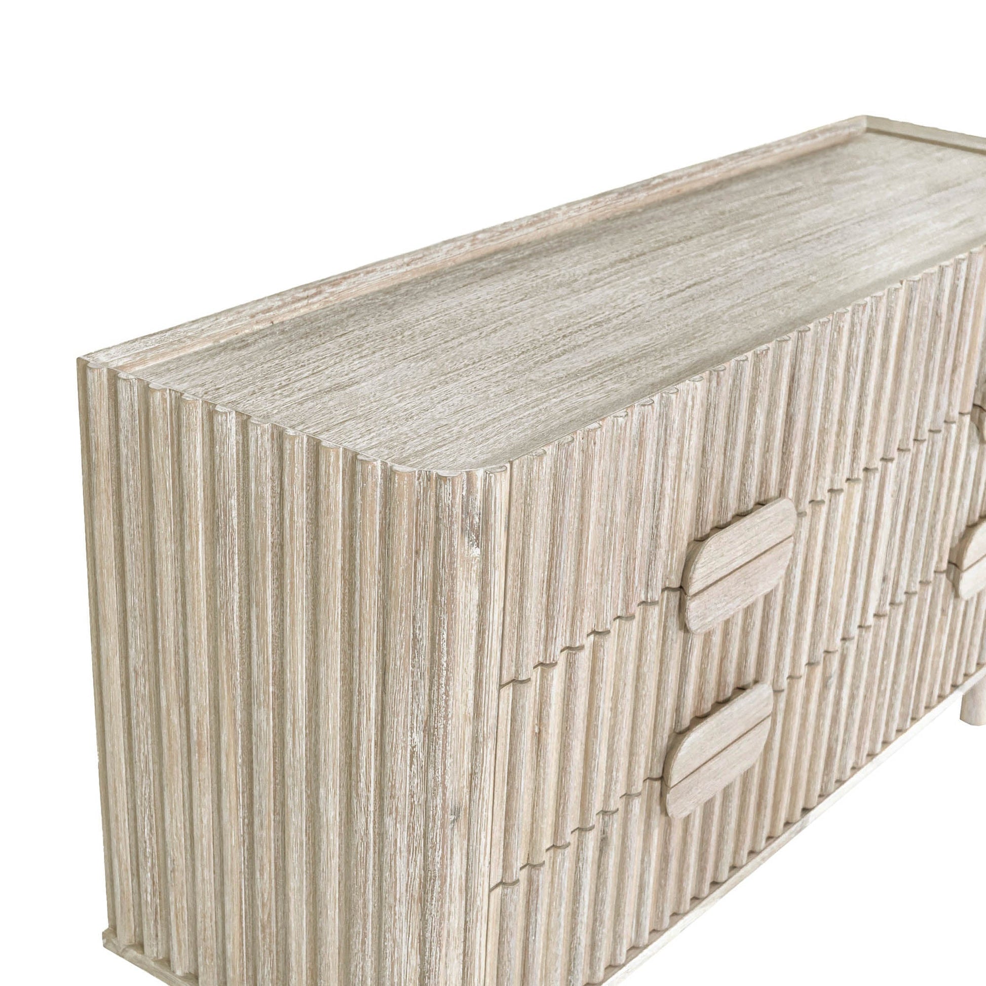 Oasis Six Drawers Wood Dresser-Dressers-LH Imports-LOOMLAN