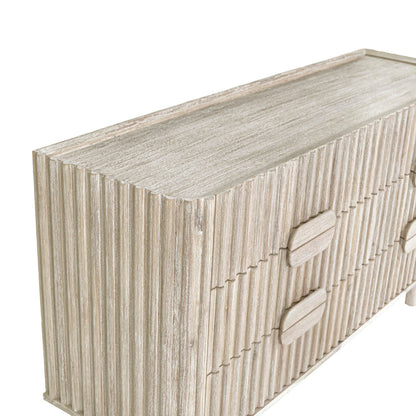 Oasis Six Drawers Wood Dresser-Dressers-LH Imports-LOOMLAN