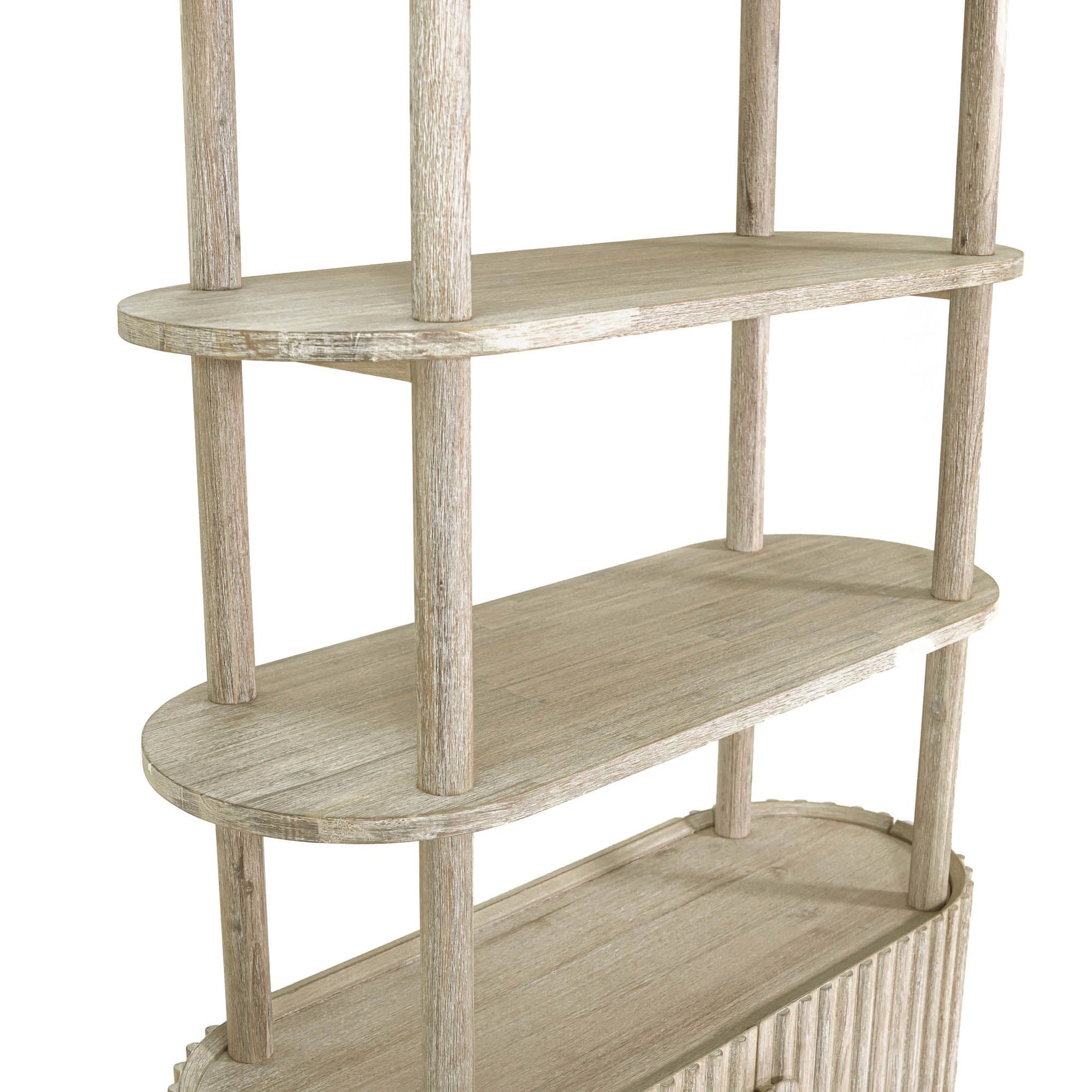Oasis Solid Wood Etagere-Etageres-LH Imports-LOOMLAN