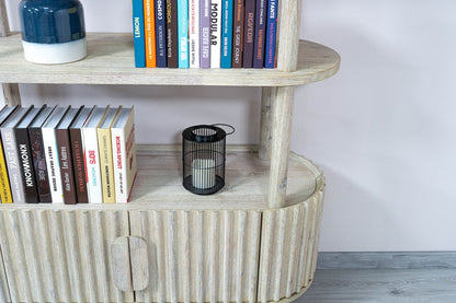 Oasis Solid Wood Etagere-Etageres-LH Imports-LOOMLAN