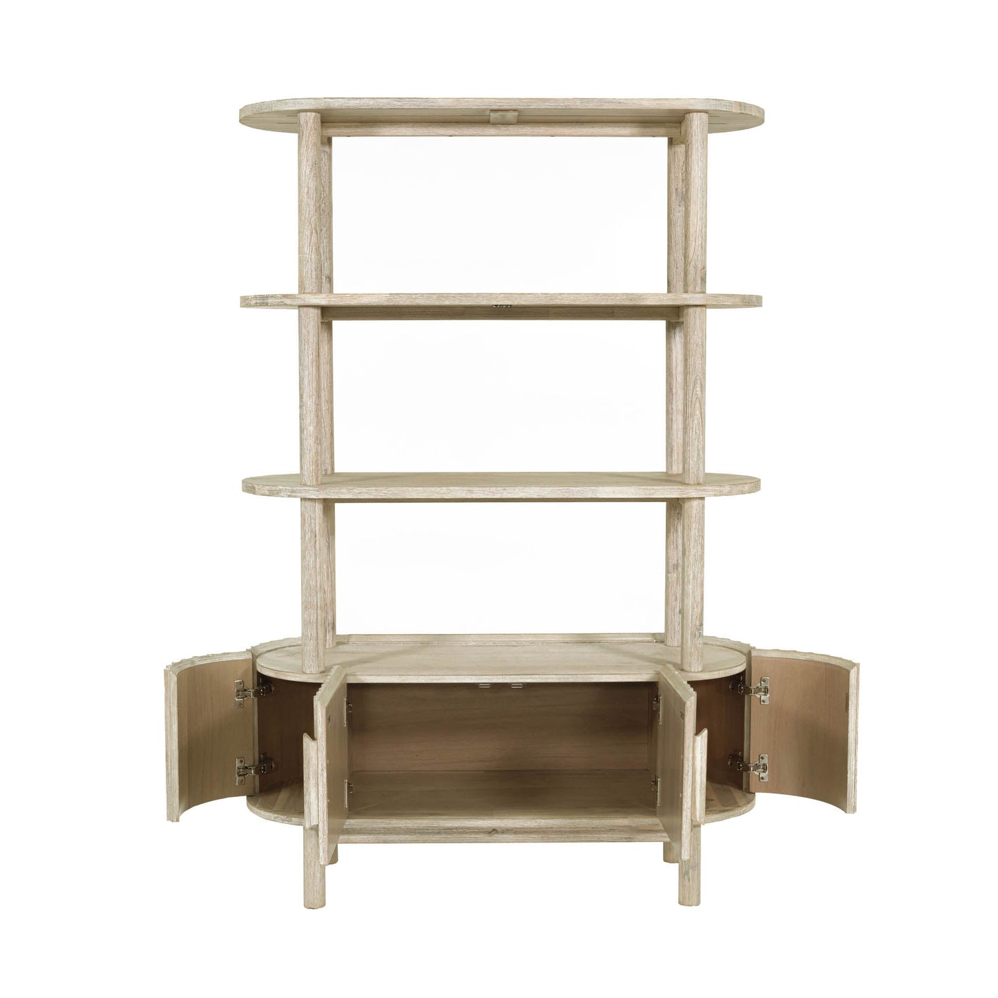 Oasis Solid Wood Etagere-Etageres-LH Imports-LOOMLAN