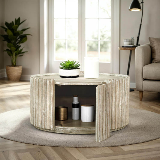 Oasis Solid Wooden Storage Coffee Table