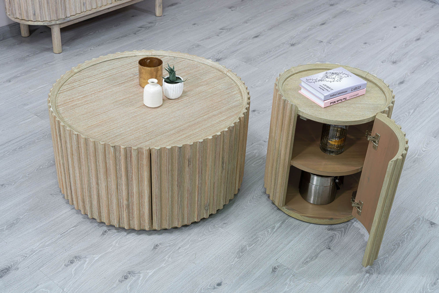 Oasis Solid Wooden Storage Coffee Table