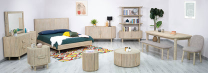 Oasis Solid Wooden Storage Side Table