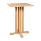Oasis Square Teak Outdoor Bar Table-Outdoor Coffee Tables-HiTeak-LOOMLAN