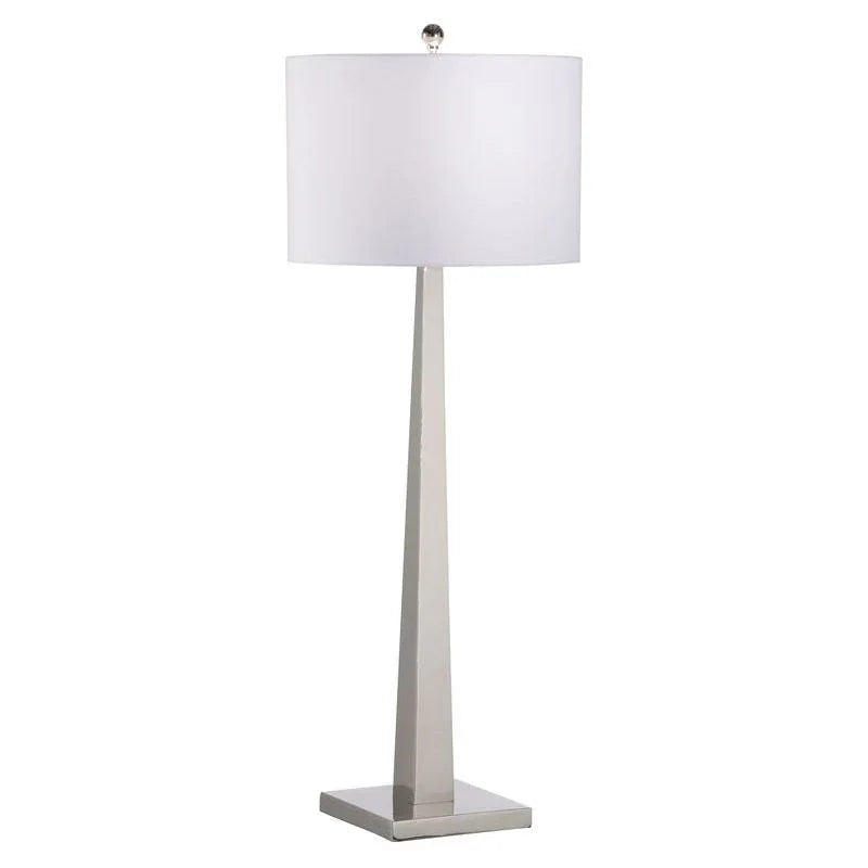 Obelisk Of Montevideo Gloss Nickel Table Lamp - LOOMLAN - Wildwood - Table Lamps