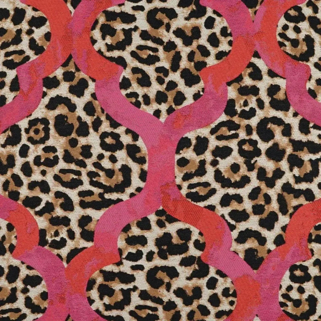 Obsessed Animal Fuchsia Large Throw Pillow Insert - LOOMLAN - D.V. Kap - Throw Pillows