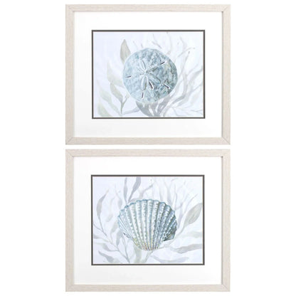 Ocean Beauty A Blue Framed Wall Art 2PC