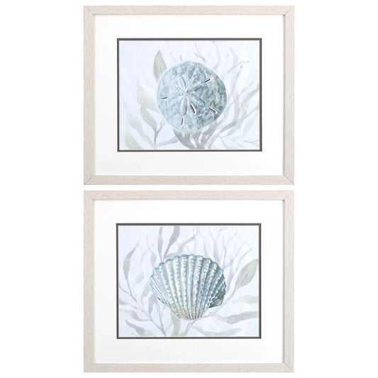 Ocean Beauty A Blue Framed Wall Art 2PC