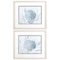 Ocean Beauty A Blue Framed Wall Art 2PC