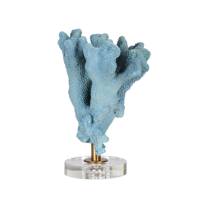 Ocean Bloom Accent Resin Sculpture