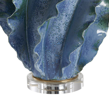 Ocean Waves Ceramic Table Lamp