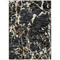 Oceana Black Washable Indoor-Outdoor Rug-Outdoor Rugs-LOOMLAN Rugs-2'6" x 3'10"-LOOMLAN
