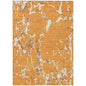 Oceana Orange Washable Indoor-Outdoor Rug-Outdoor Rugs-LOOMLAN Rugs-2'6" x 3'10"-LOOMLAN