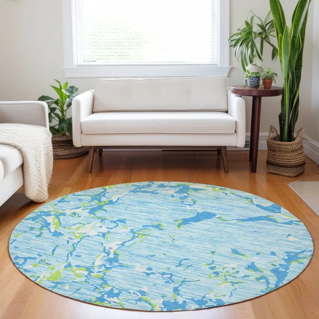Oceana Sky Washable Indoor-Outdoor Rug-Outdoor Rugs-LOOMLAN Rugs-LOOMLAN
