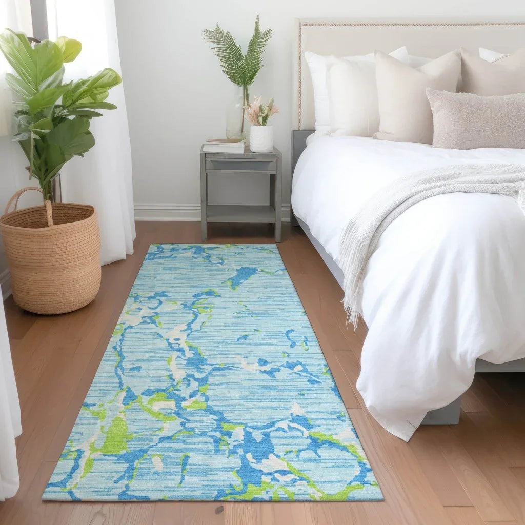 Oceana Sky Washable Indoor-Outdoor Rug-Outdoor Rugs-LOOMLAN Rugs-LOOMLAN