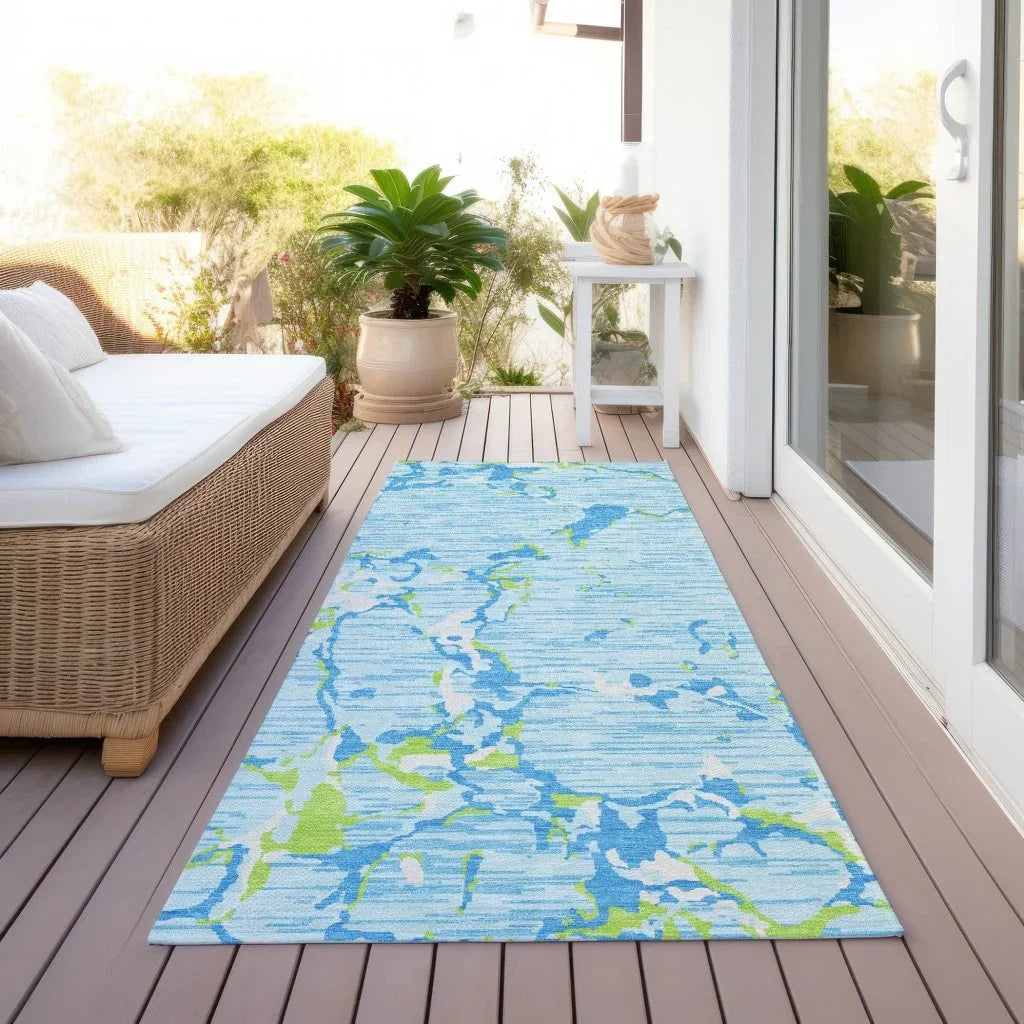 Oceana Sky Washable Indoor-Outdoor Rug-Outdoor Rugs-LOOMLAN Rugs-LOOMLAN