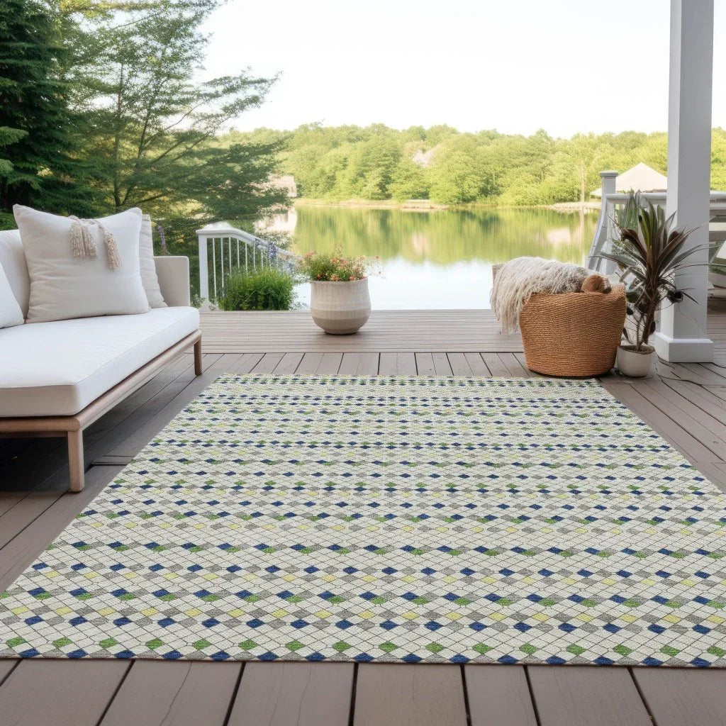Octavia Ivory Washable Indoor - Outdoor Rug - LOOMLAN - LOOMLAN Rugs - Outdoor Rugs