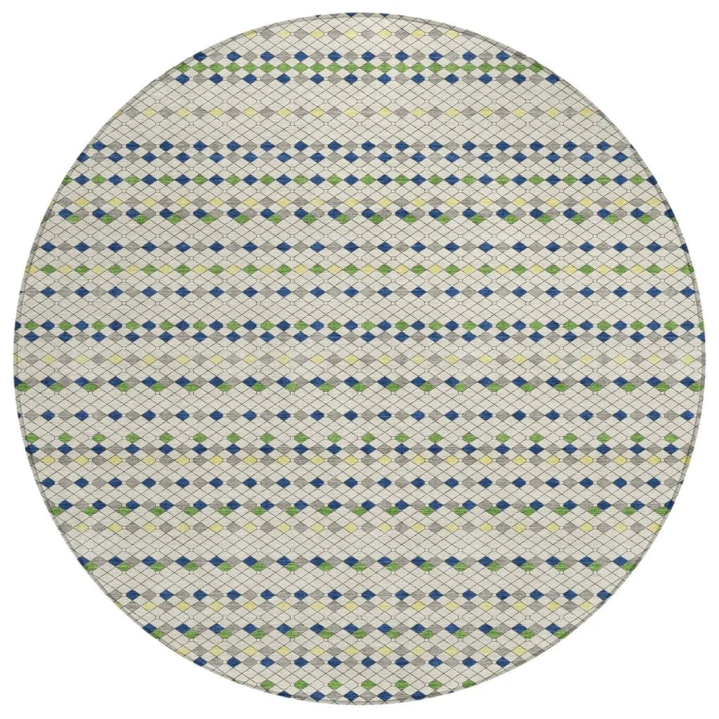 Octavia Ivory Washable Indoor - Outdoor Rug - LOOMLAN - LOOMLAN Rugs - Outdoor Rugs
