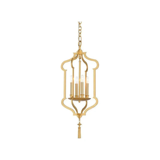 Odalisque Gold Tassel Charm Lantern - LOOMLAN - Wildwood - Lanterns