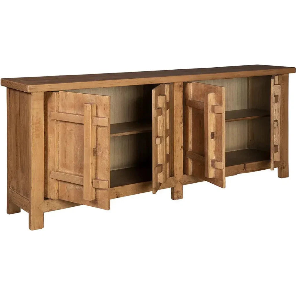 Odella Wooden Brown Sideboard - LOOMLAN - Furniture Classics - Sideboards