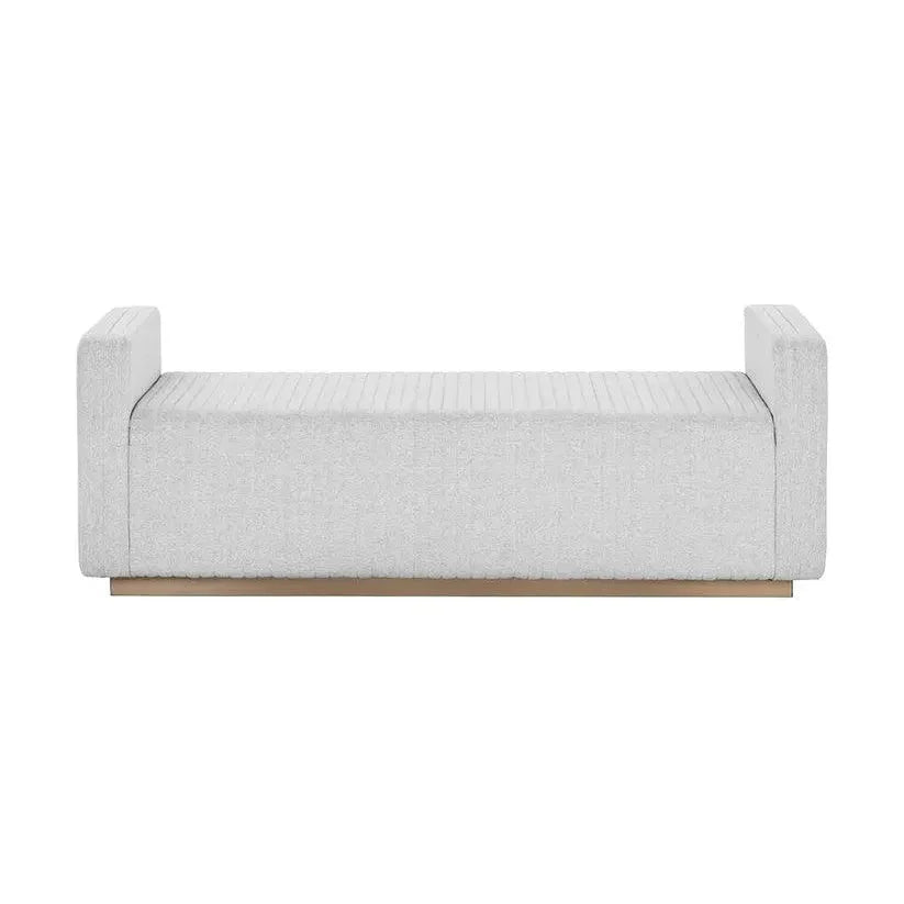 Odette Leather Backless Bedroom Bench - LOOMLAN - SUNPAN - Bedroom Benches