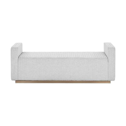 Odette Leather Backless Bedroom Bench - LOOMLAN - SUNPAN - Bedroom Benches