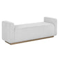 Odette Leather Backless Bedroom Bench - LOOMLAN - SUNPAN - Bedroom Benches