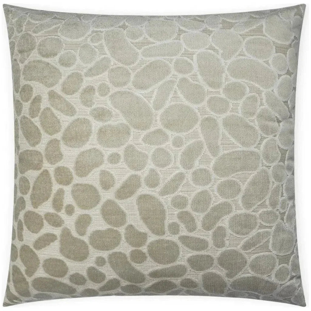 Odette Linen Taupe Large Throw Pillow Insert - LOOMLAN - D.V. Kap - Throw Pillows