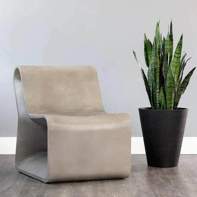 Odyssey Concrete Outdoor Lounge Chair-Outdoor Lounge Chairs-SUNPAN-LOOMLAN