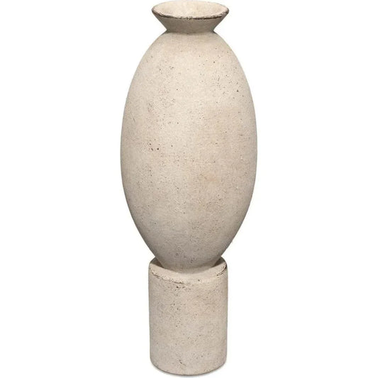 Off-White Ceramic Decorative Vase