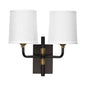 Oil Rubbed Bronze Lawton Double Arm Wall Sconce - LOOMLAN - Jamie Young - Wall Sconces