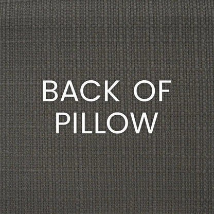 Okeefe Slate Off - White Throw Pillow Insert - LOOMLAN - D.V. Kap - Throw Pillows