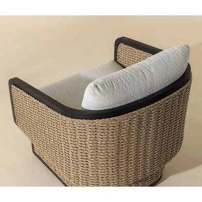 Olbia Lounge Chair Louis Cream Outdoor-Outdoor Lounge Chairs-SUNPAN-LOOMLAN