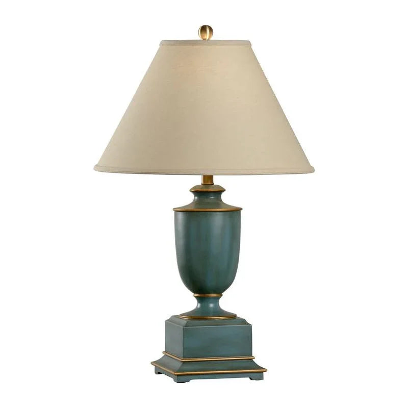 Old Washed Urn Faux Ceramic Table Lamp - LOOMLAN - Wildwood - Table Lamps