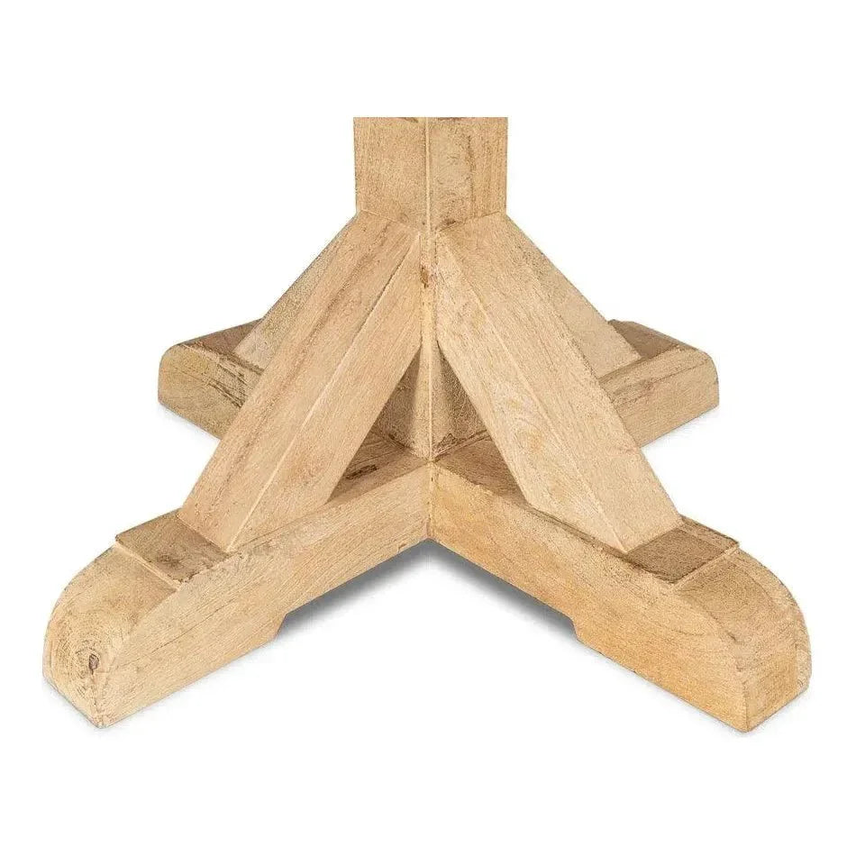 Oleski Round Dining Table Seats 6-Dining Tables-Sarreid-LOOMLAN