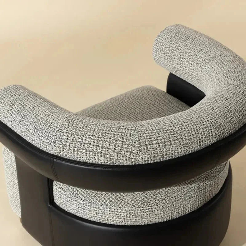 Olida Performance Fabric Swivel Lounge Chair-Lounge Chairs-SUNPAN-LOOMLAN