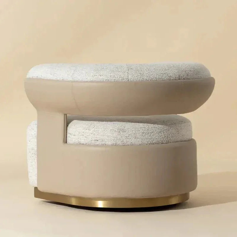 Olida Performance Fabric Swivel Lounge Chair-Lounge Chairs-SUNPAN-LOOMLAN